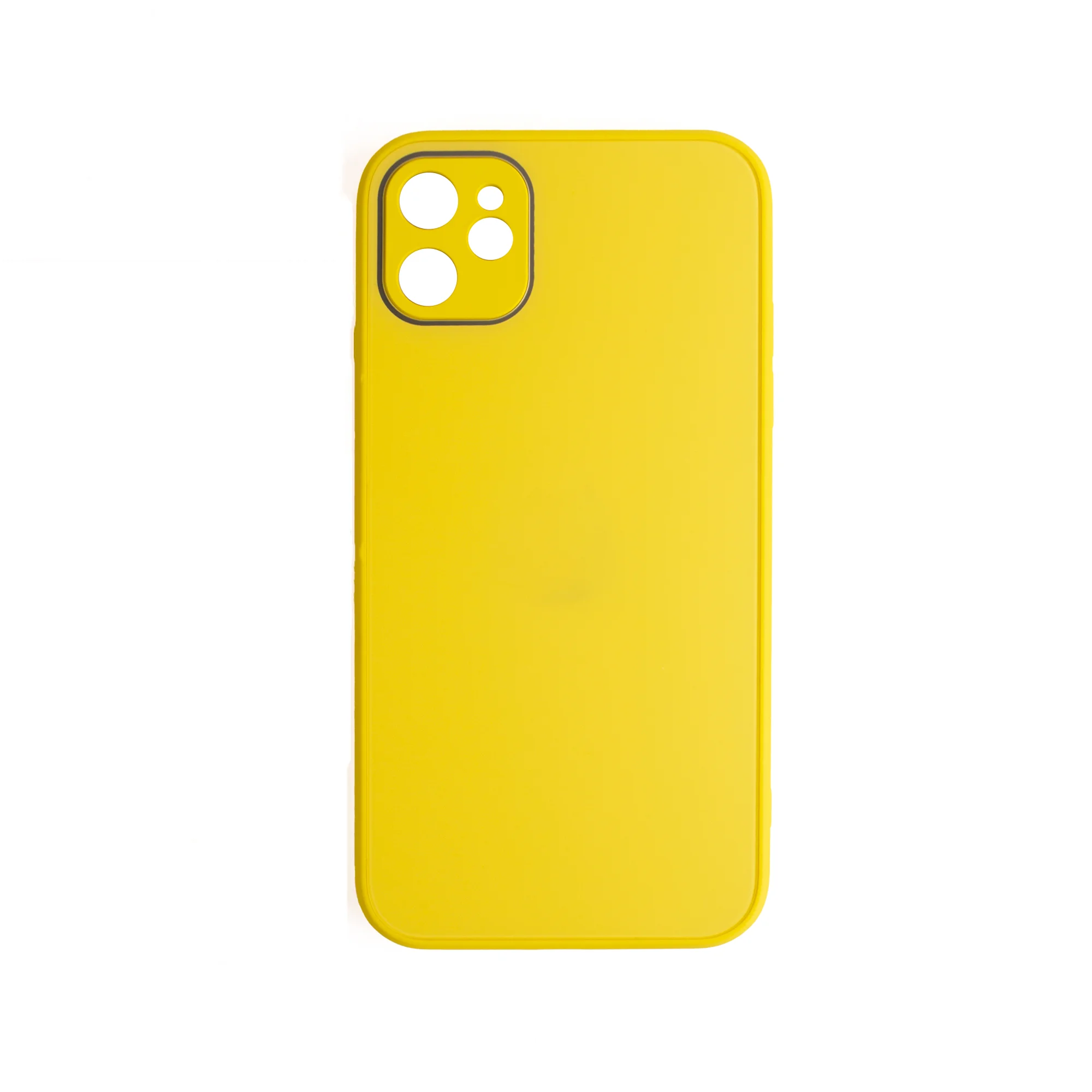 ScHitec Deluxe İphone 12 Mat Kılıf Sarı