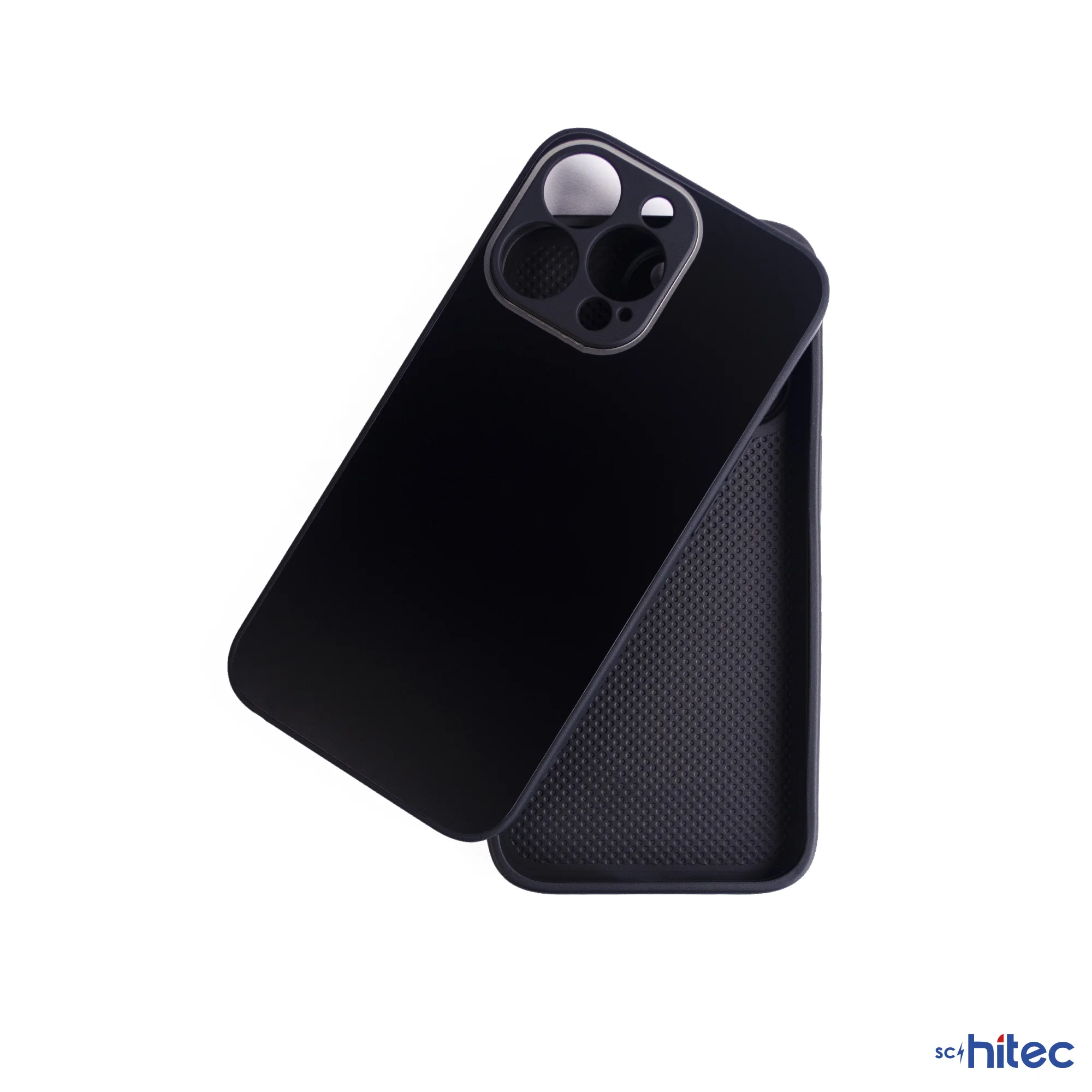 ScHitec Deluxe İphone 12 Pro Max Mat Kılıf Siyah