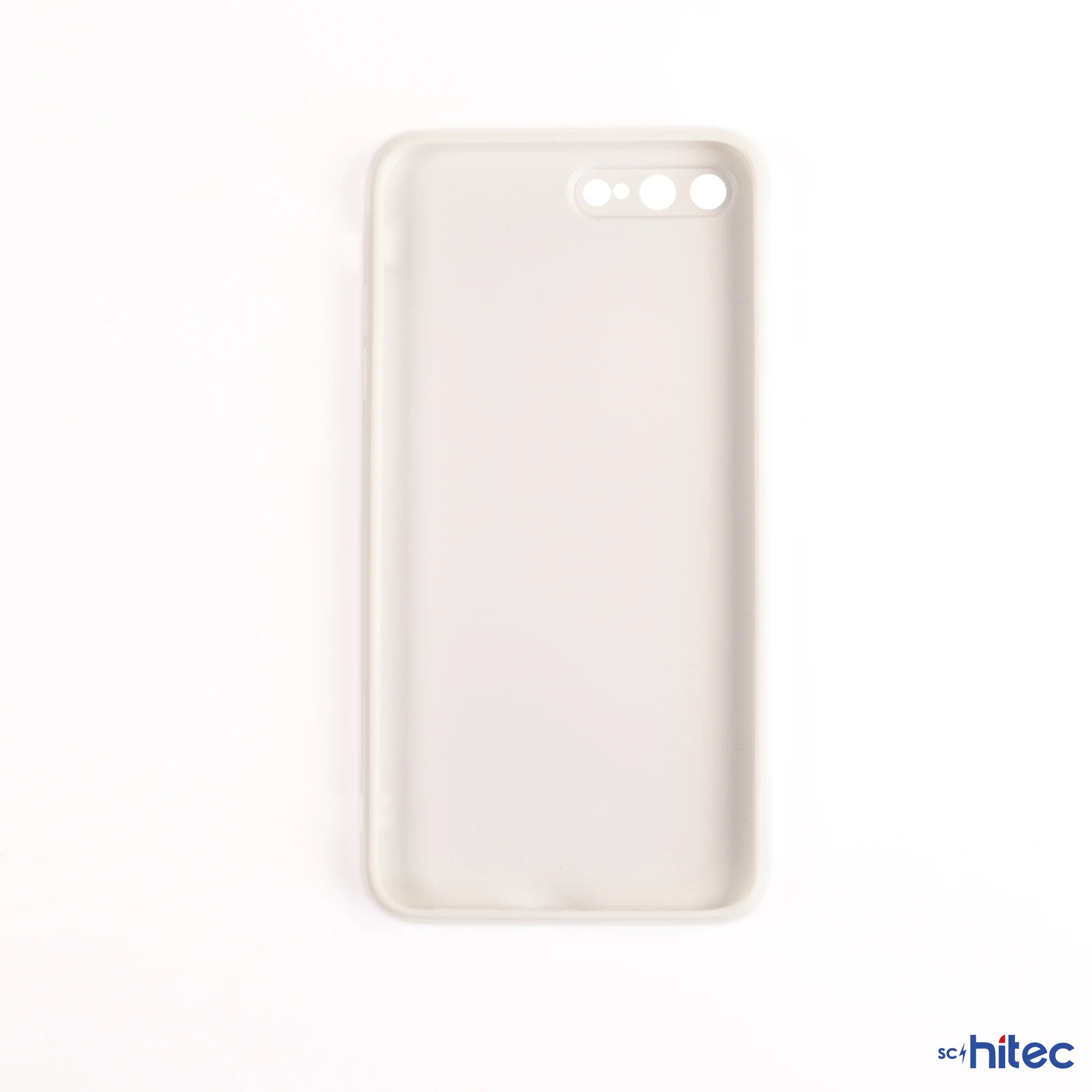 ScHitec Deluxe İphone 7 Plus Mat Kılıf Beyaz