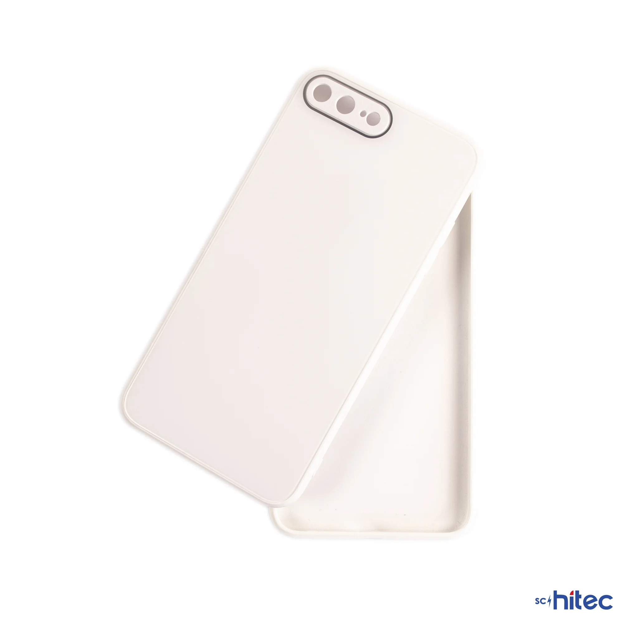 ScHitec Deluxe İphone 7 Plus Mat Kılıf Beyaz