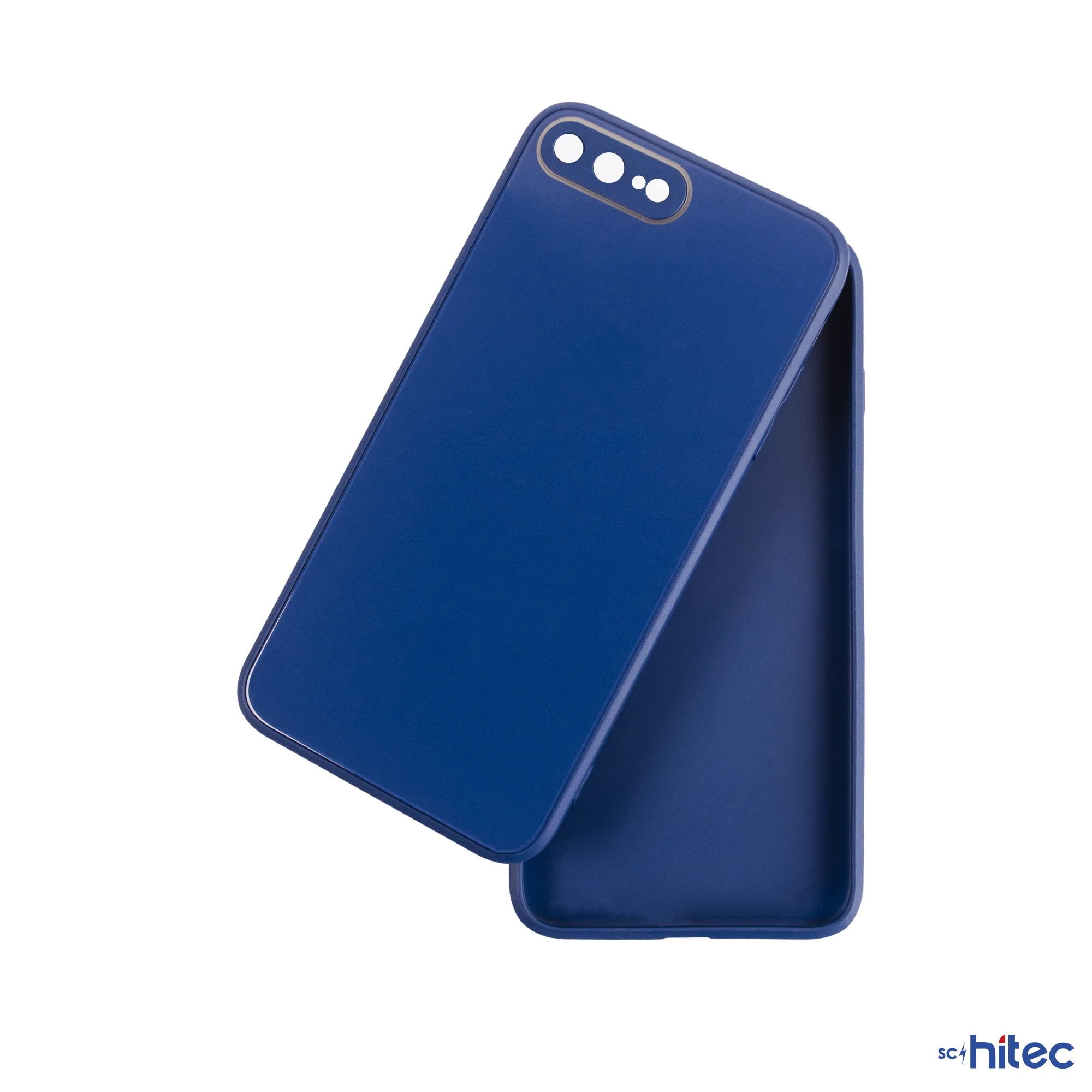 ScHitec Deluxe İphone 7 Plus Mat Kılıf Lacivert