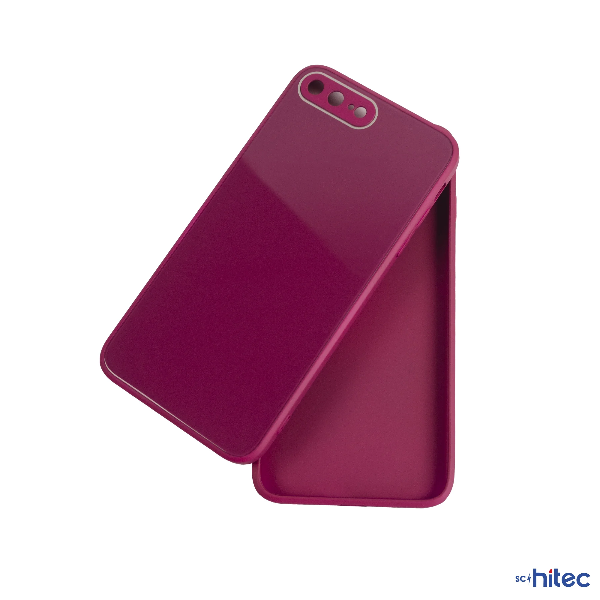 ScHitec Deluxe İphone 7 Plus Mat Kılıf Mor