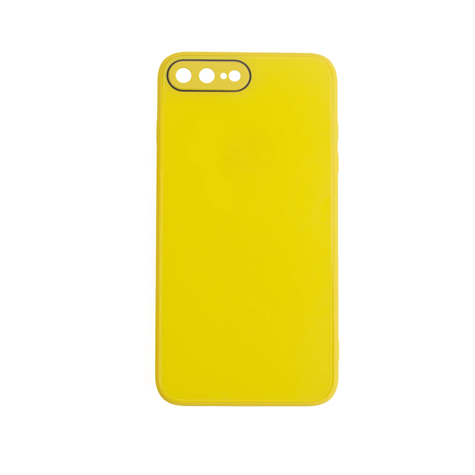 ScHitec Deluxe İphone 7 Plus Mat Kılıf Sarı