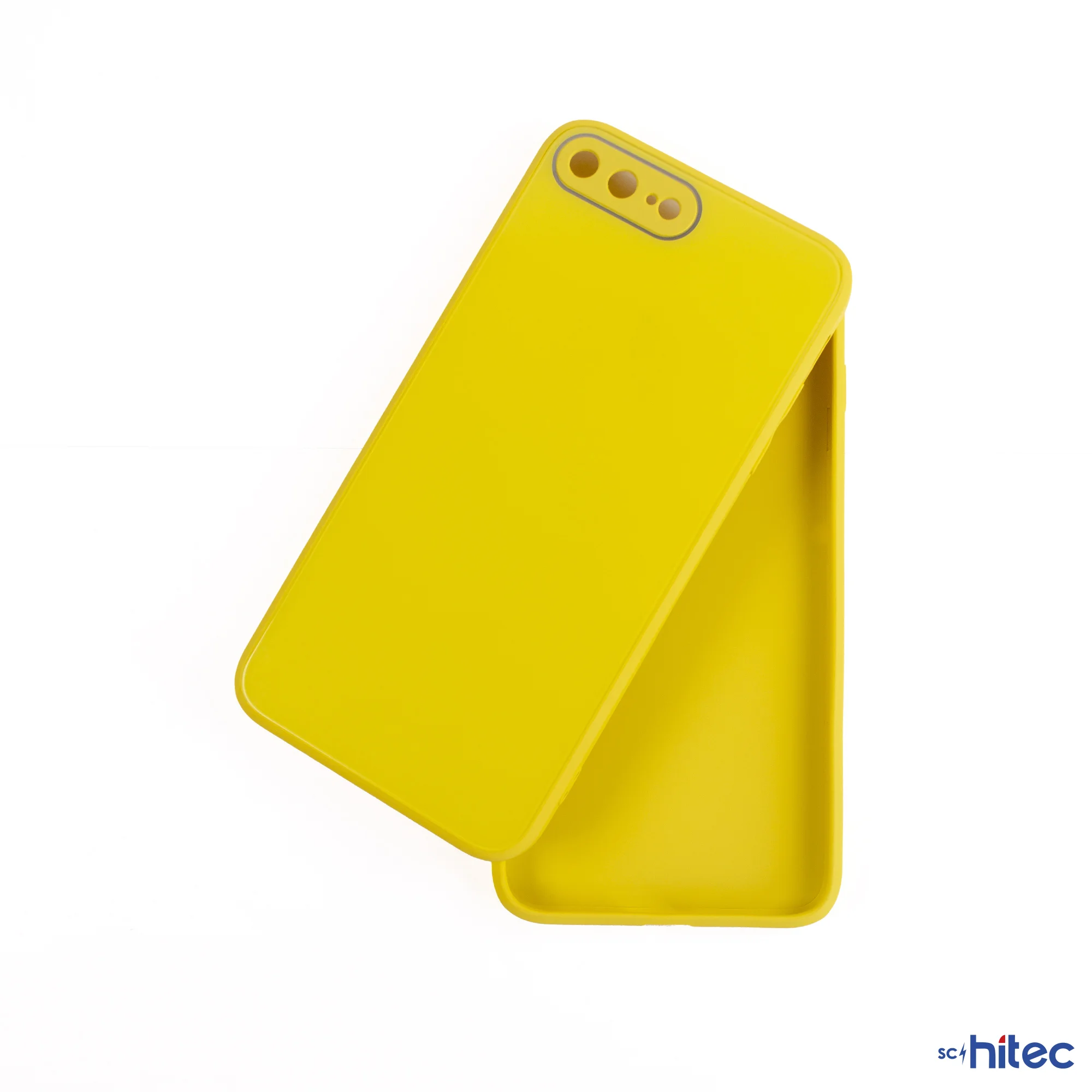 ScHitec Deluxe İphone 7 Plus Mat Kılıf Sarı