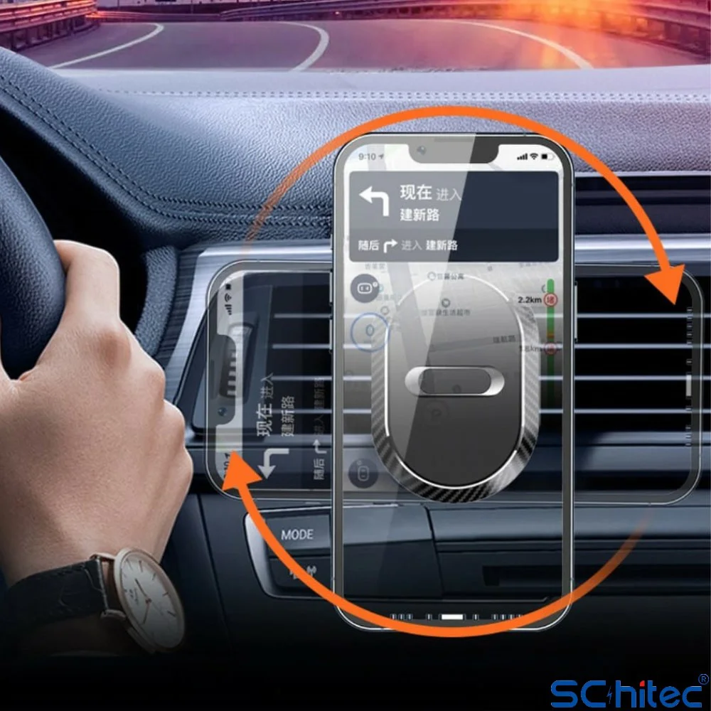 ScHitec B076 Manyetik Kilitli Araç İçi Telefon Tutucu