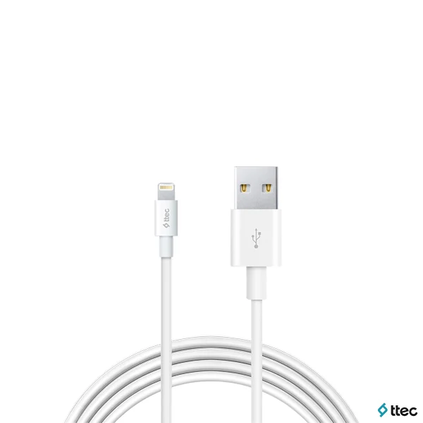 Ttec Smart Fast Charger 2.1A Apple Uyumlu Seyahat Şarj Aleti + Lightning USB Kablo