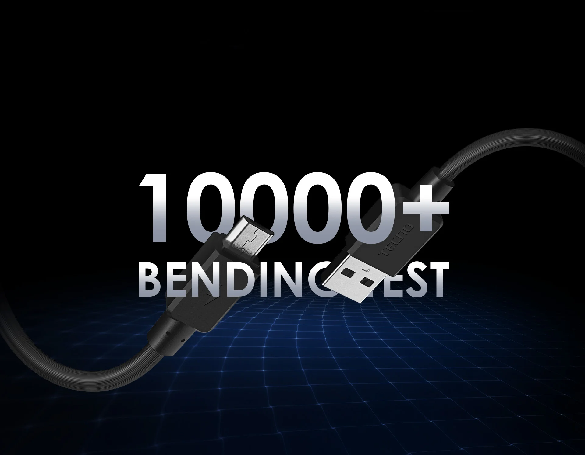 Tecno Playstation 4 Uyumlu Joystick Şarj Kablosu Micro Siyah