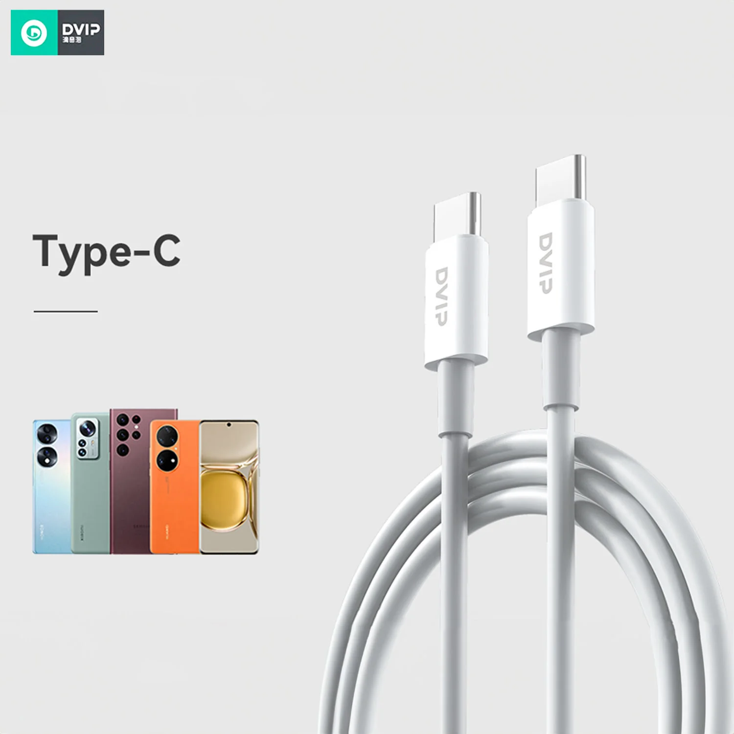 DVIP L36 6A 120W Type-C to Type-C 1M Süper Hızlı Data ve Şarj Kablosu