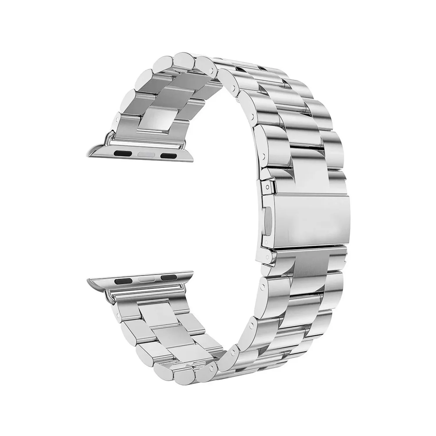 Winex 42-49mm Yeni Nesil Apple Uyumlu Akıllı Saat Kordonu Metal Gri