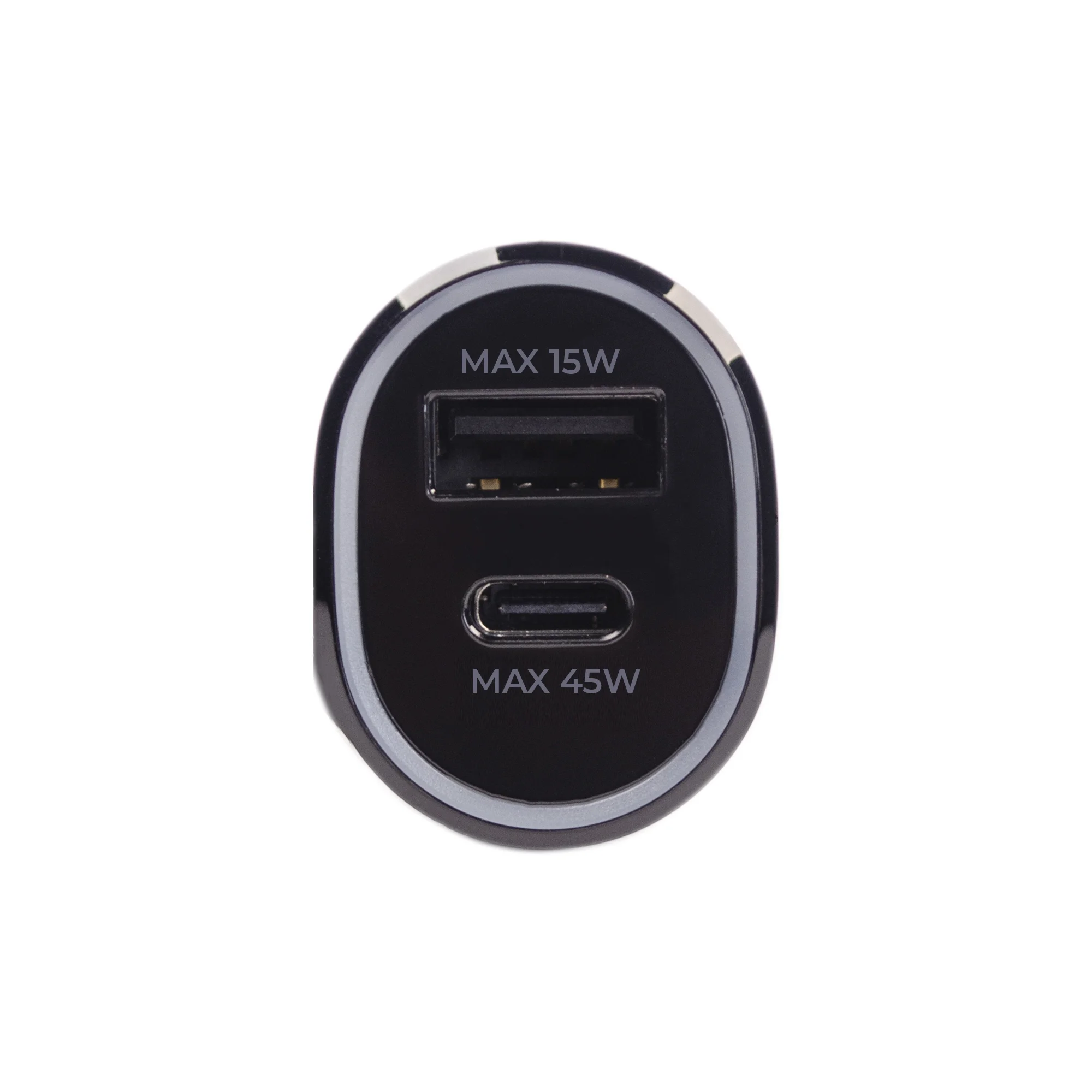 ScHitec 40200 Super Fast Turbo Araç Şarj Aleti (45W + 15W) Kablolu Set Siyah