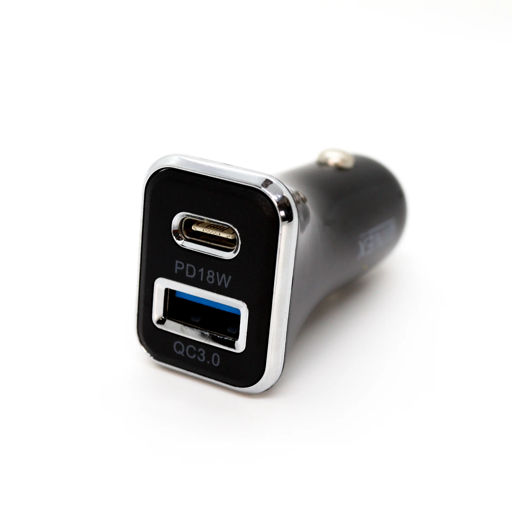 Winex UsbA PD18W Çift Çıkışlı 36W Araç Şarj Aleti Siyah W002