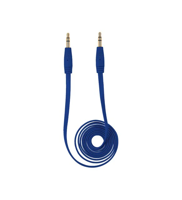 Trust Urban Revolt 3.5mm to 3.5mm Aux Ses Kablosu 1m Altın Port Girişli Mavi