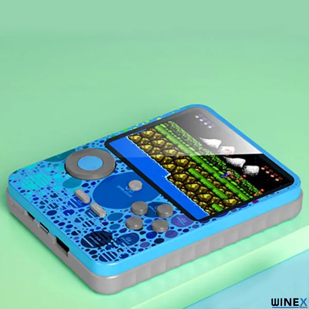 Winex G6 Retro 3.5 inç Tv Bağlanan Oyun Konsolu Mavi (666 Klasik Oyunlar)