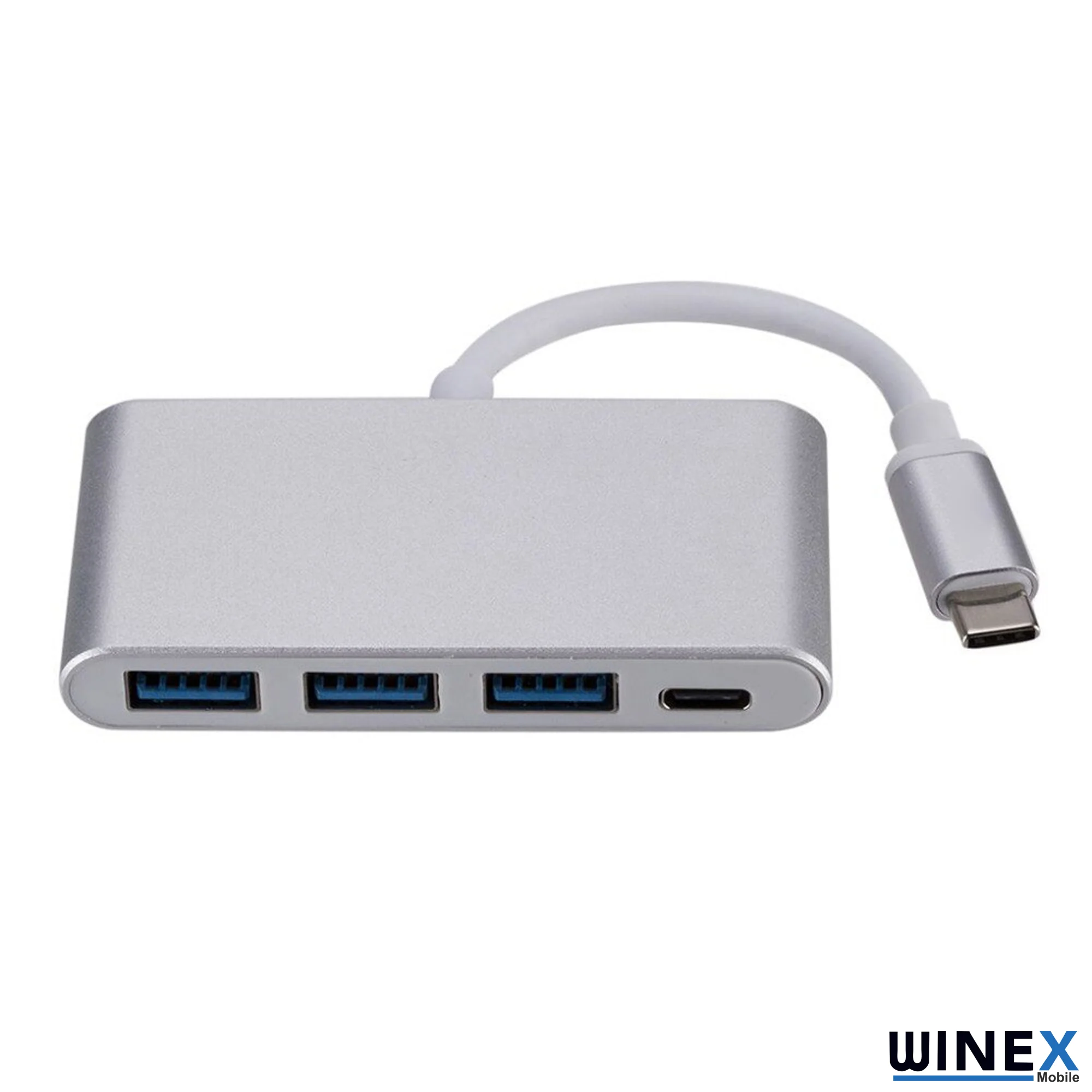Winex 4in1 100W Type-C USB Çoğaltıcı Adaptör Port Hub 3xUsbA Giriş 1 PD Giriş