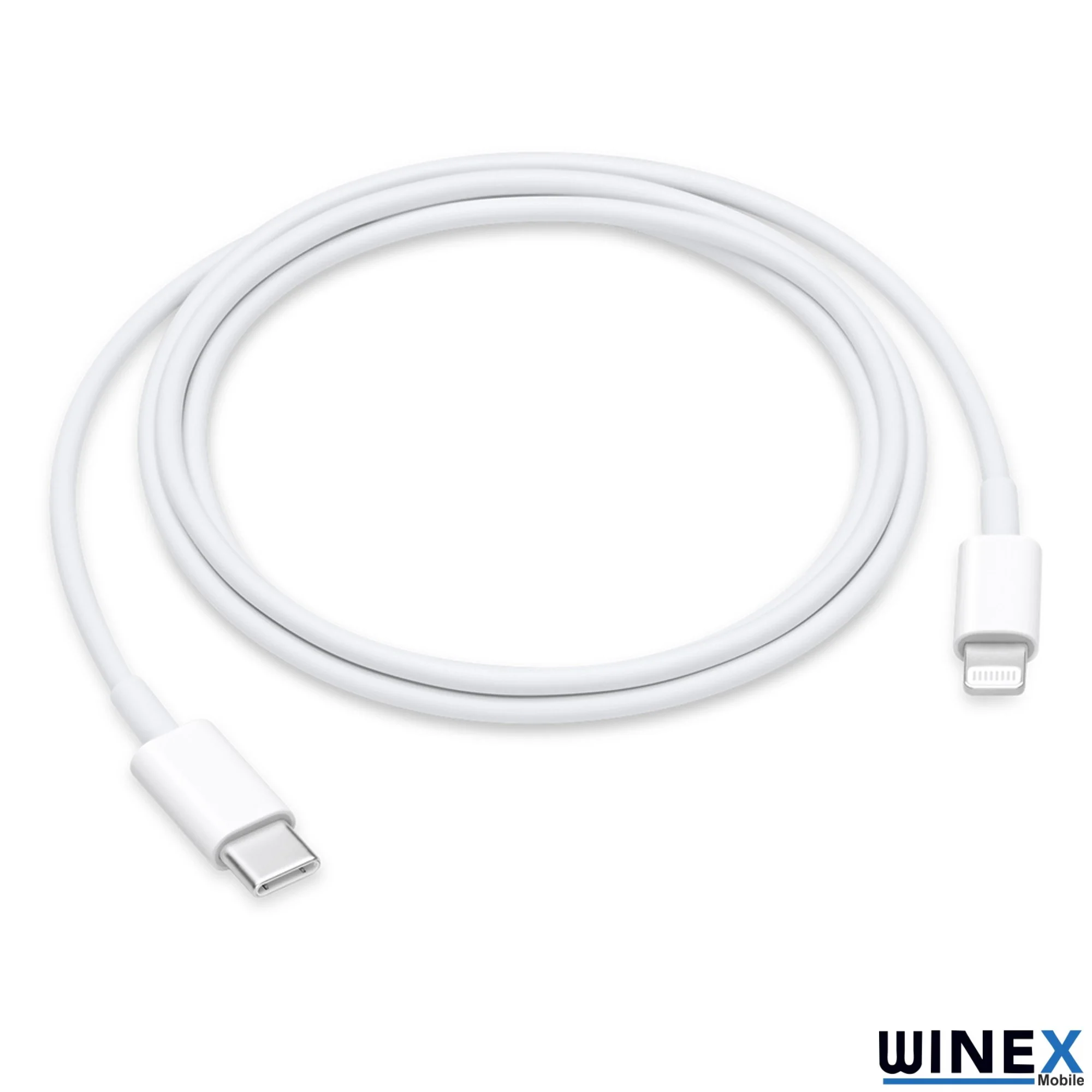 Winex 5 Adet 3A 35W Type-C to Lightning Hızlı Data ve Şarj Kablosu 1m Beyaz