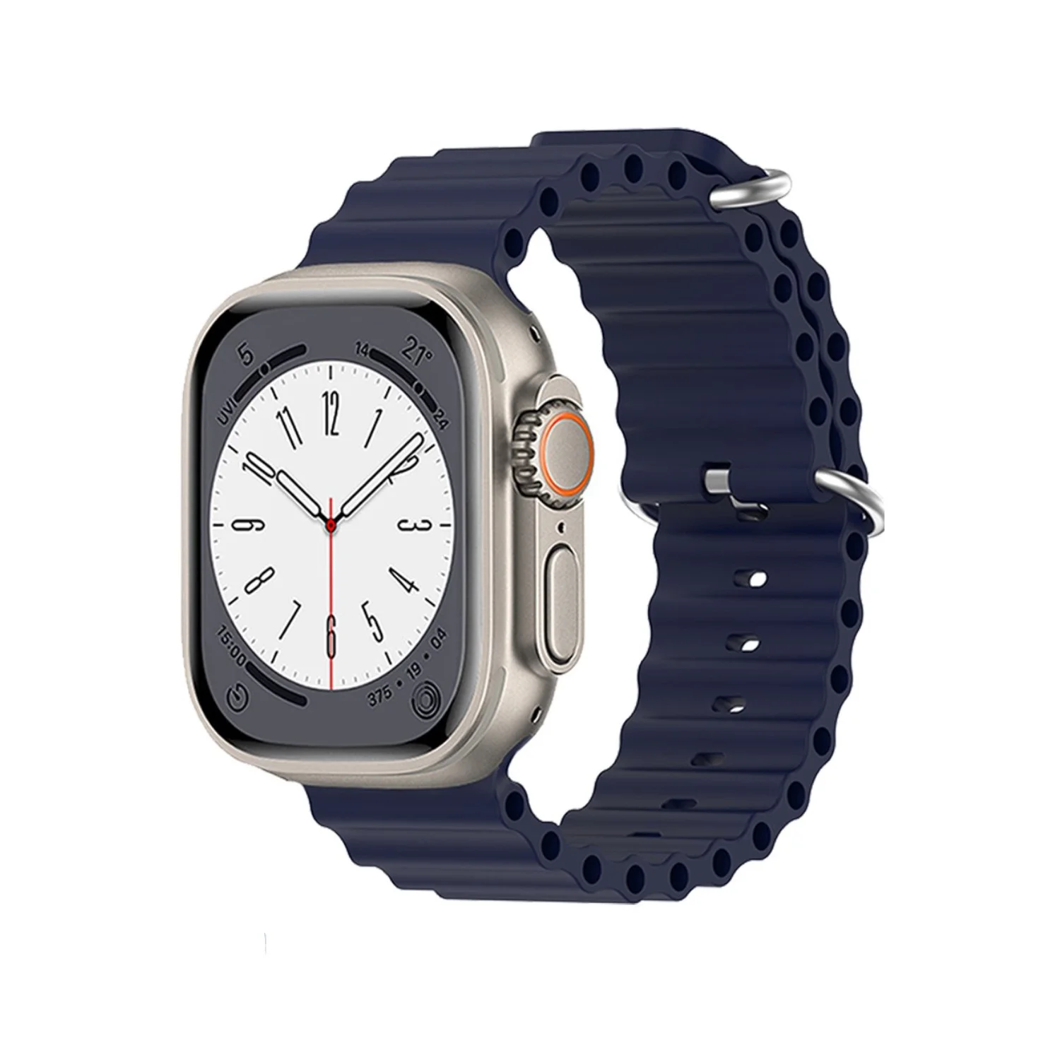 ScHitec Watch HK9 Ultra 2 Amoled Ekran Android İos HarmonyOs Uyumlu Akıllı Saat Lacivert