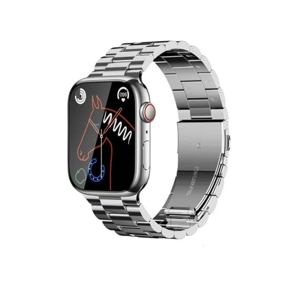 Winex Watch 8 WS92 Max Amoled Ekran Android İos HarmonyOs Uyumlu Akıllı Saat Gümüş