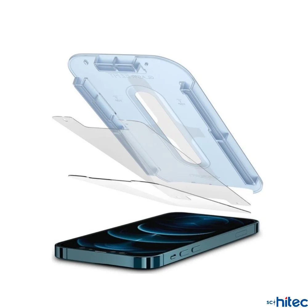 ScHitec Apple iPhone 14 Pro Max 5D Ekran Koruyucu Magic Kolay Uygulama Aparatlı