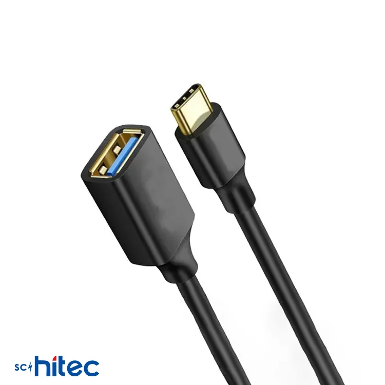 ScHitec Type-C to UsbA 3.1 OTG Dönüştürücü Adaptör 20cm