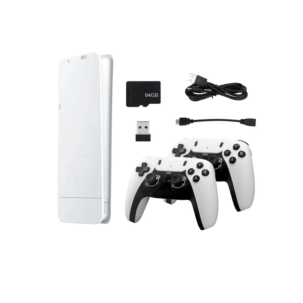 ScHitec Arcade 4KHD Emuelec Retro Game Stick 90 lı Yıllar Atari Makinası Oyunları 20600 Oyunlu Konsol M15