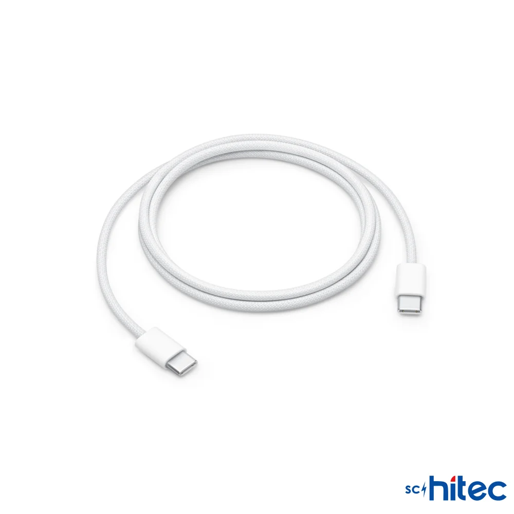 ScHitec 6A 60W Yeni Nesil Type-C to Type-C Data ve Hızlı Şarj Kablosu Apple İphone 15 Uyumlu