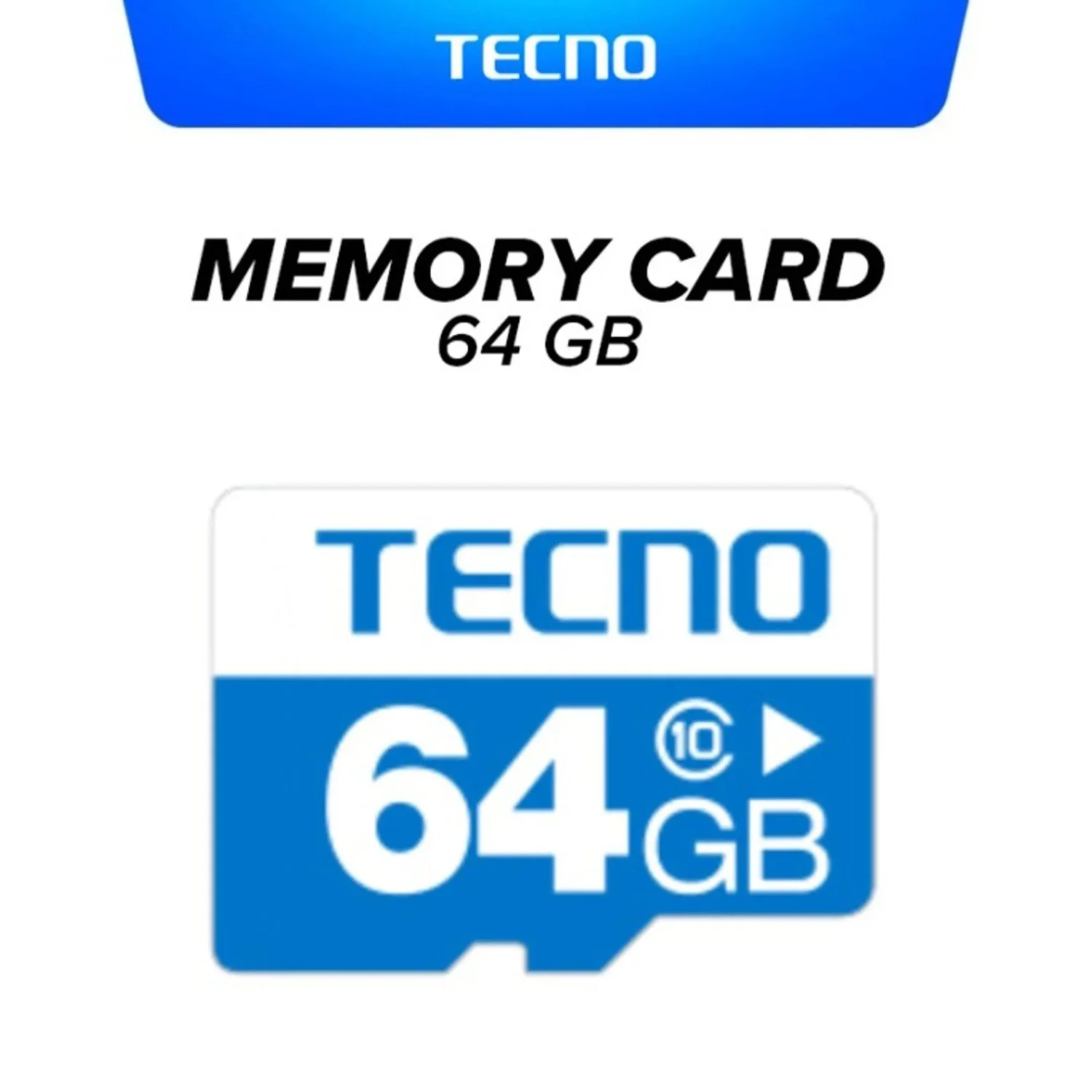 Tecno 64Gb 100Mb/s Micro Sd Hafıza Kartı ve Adaptörü (Tecno Türkiye Garantili)