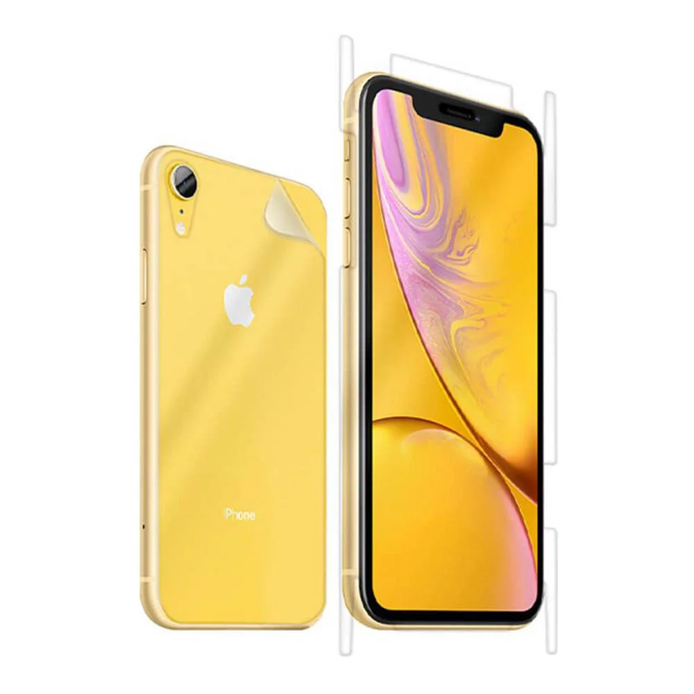 İphone 15 Pro Max İle Uyumlu Ön-Arka Darbe Emici HD Ekran Koruyucu Kaplama