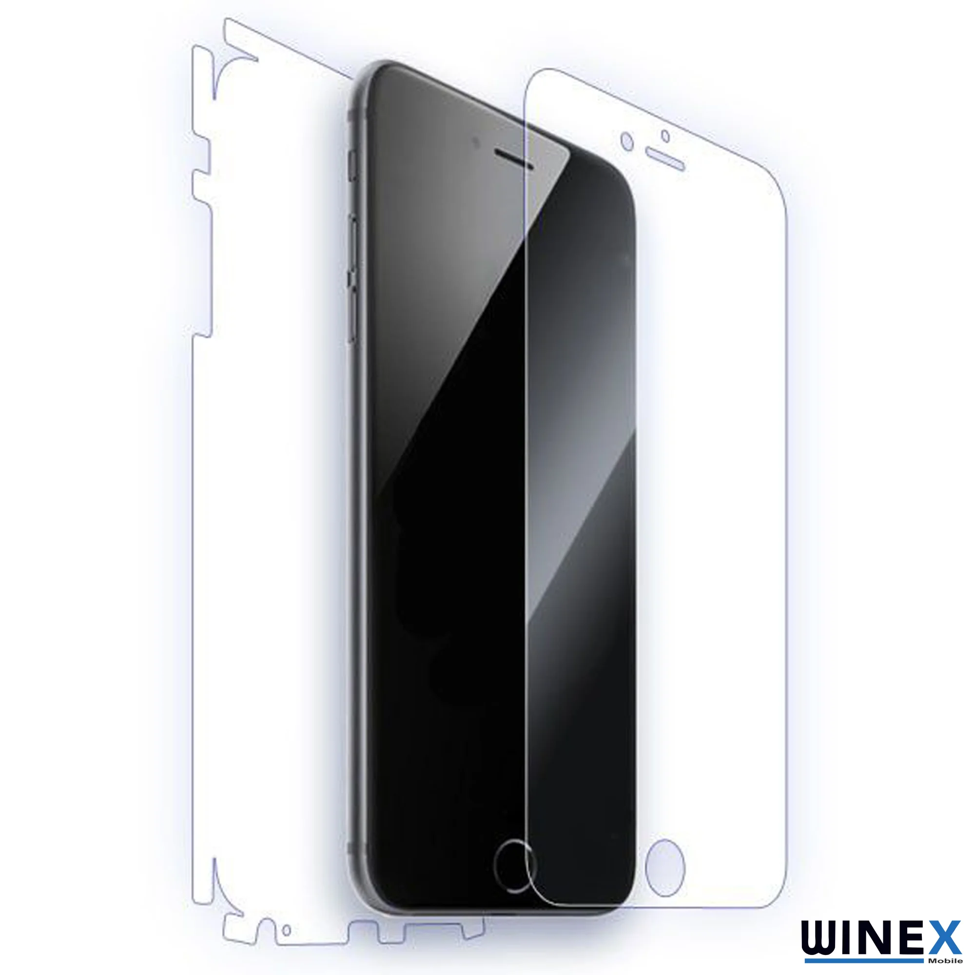 İphone 15 Plus İle Uyumlu Ön-Arka 360 Fullbody Darbe Emici Kaplama ve Hd Ekran Koruyucu