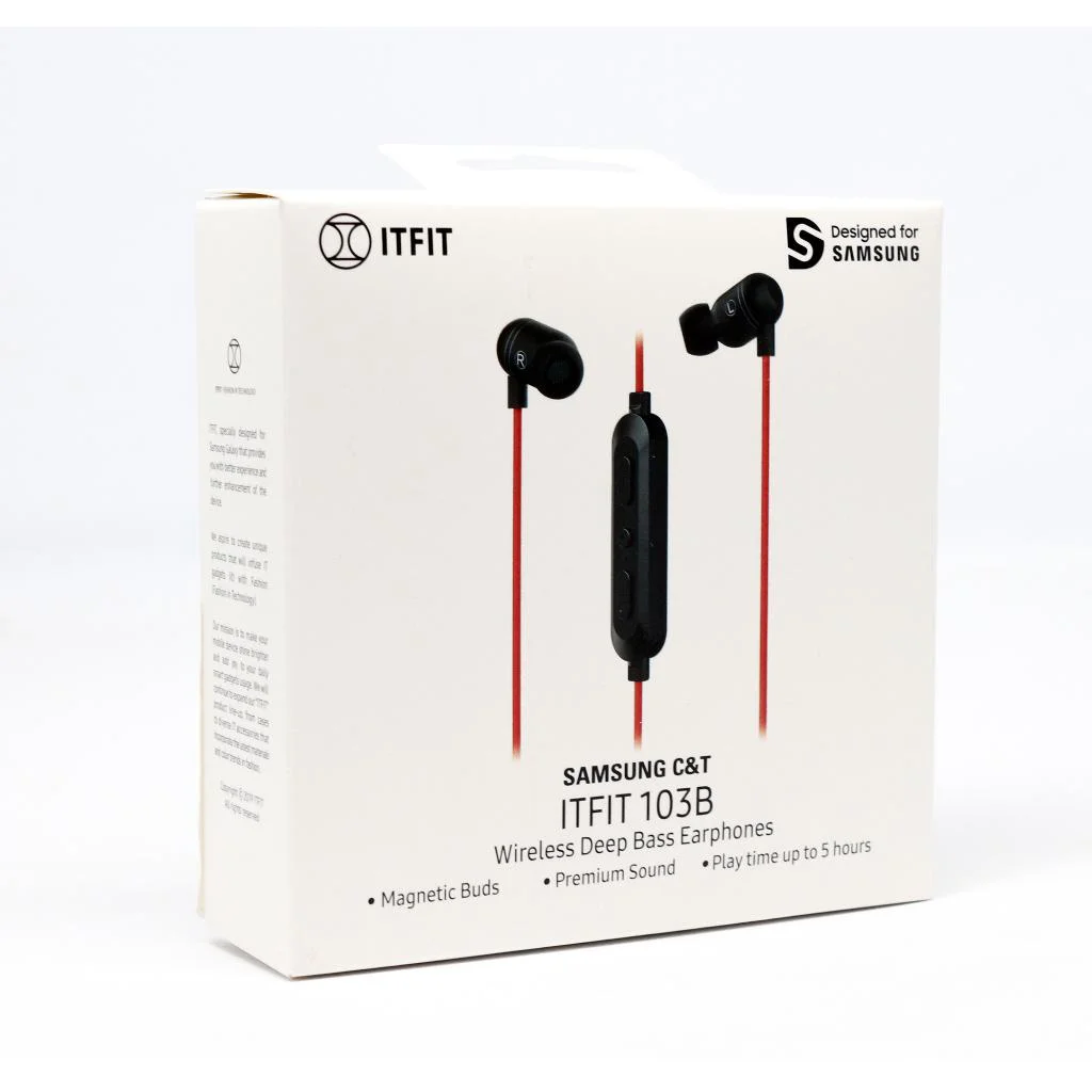 Samsung C&T İTFİT 103B Kırmızı Bluetooth Kulaklık - GP-OAU019SAARW Samsung Türkiye Garantili