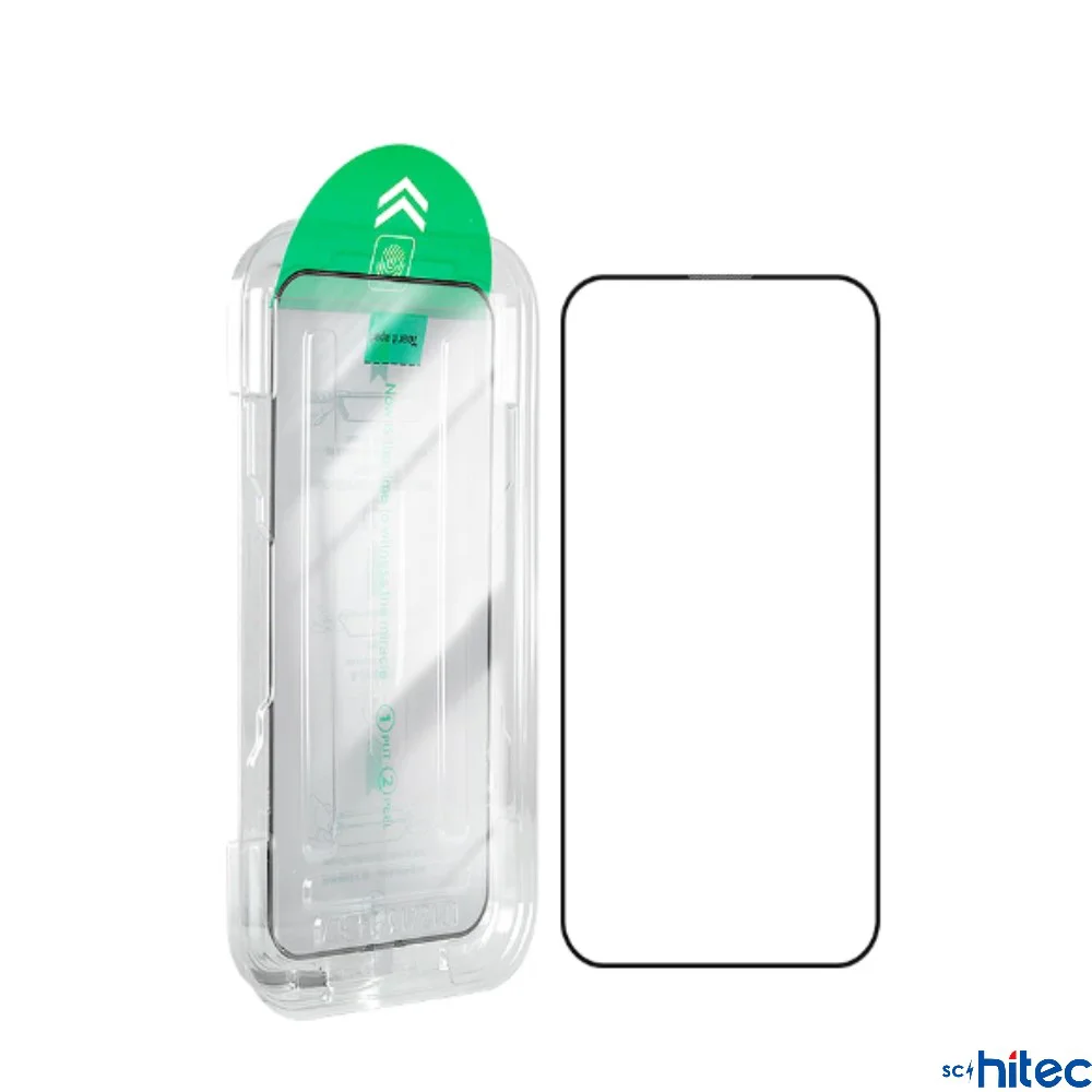 ScHitec Apple iPhone 15 Pro 5D Ekran Koruyucu Magic Kolay Uygulama Aparatlı