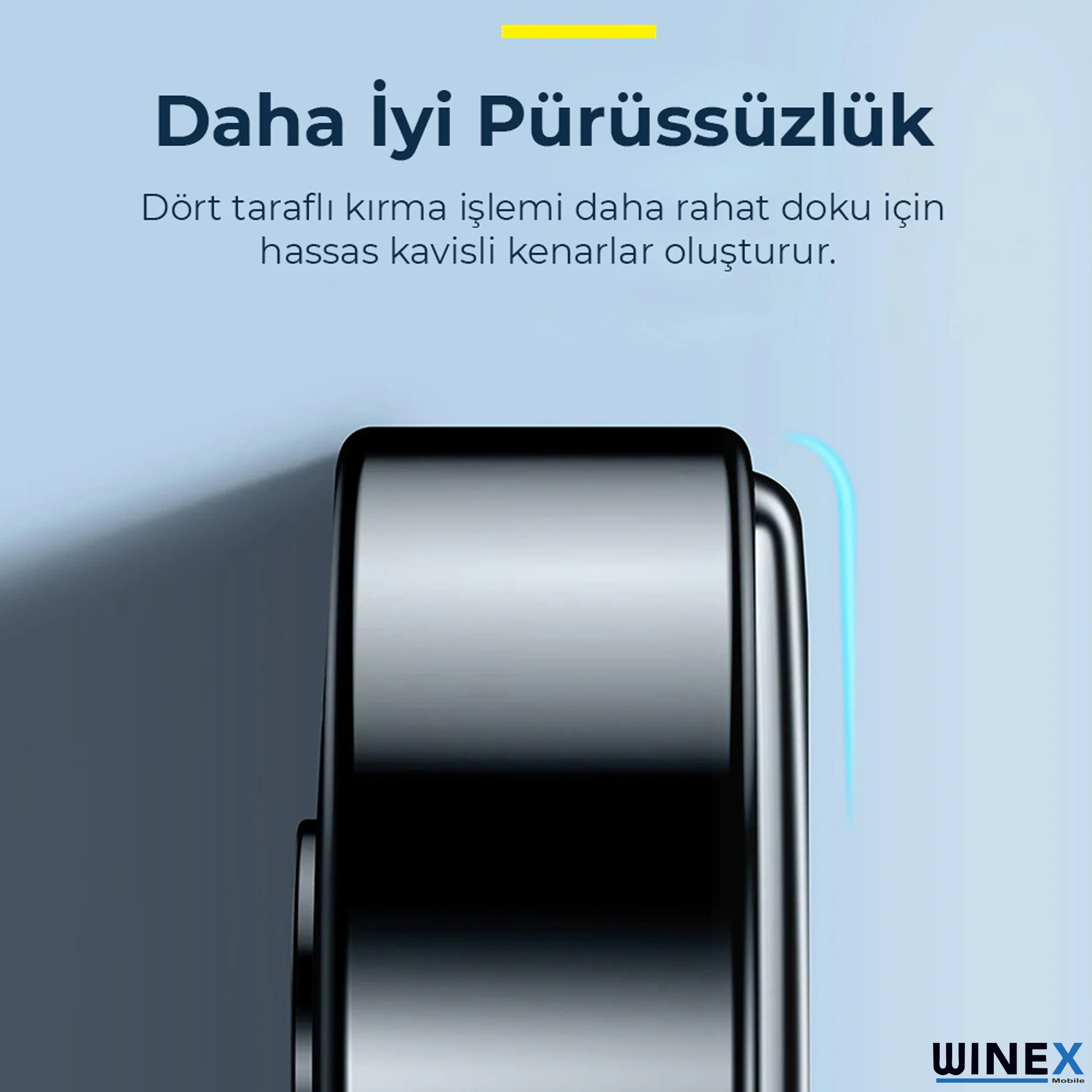 Samsung Galaxy S24 Plus ile Uyumlu Ön Darbe Emici HD Ekran Koruyucu Kaplama