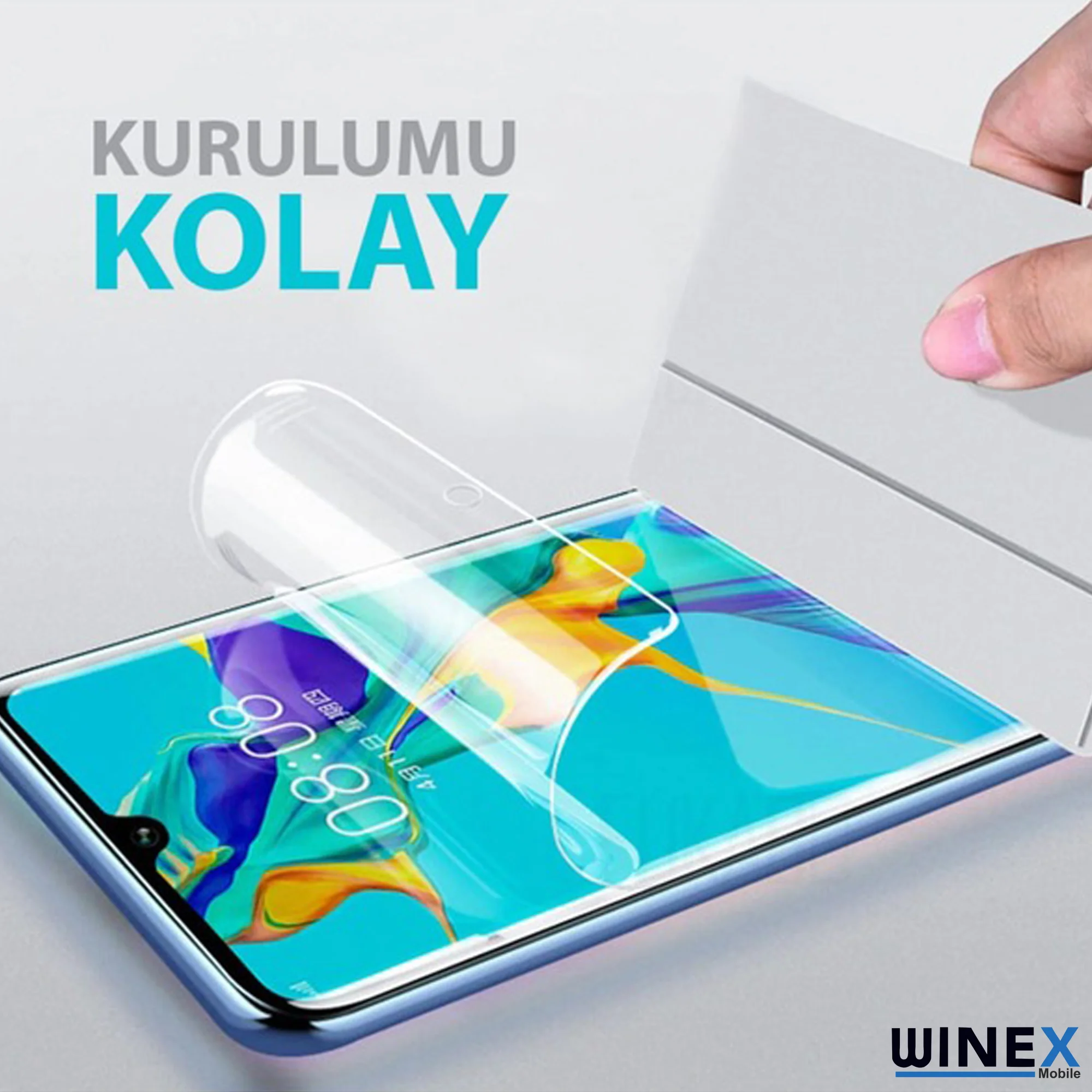 Samsung Galaxy S24 Plus ile Uyumlu Ön Darbe Emici HD Mat Koruyucu Kaplama