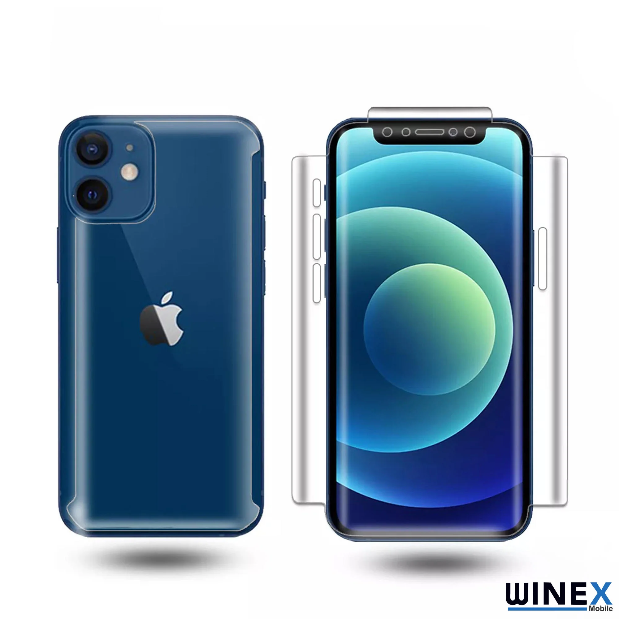 Samsung Galaxy S24 Plus ile Uyumlu Ön-Arka Darbe Emici HD Ekran Koruyucu Kaplama