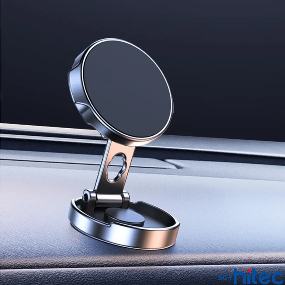 ScHitec Katlanabilir Manyetik Araç İçi Telefon Tutucu Siyah H500