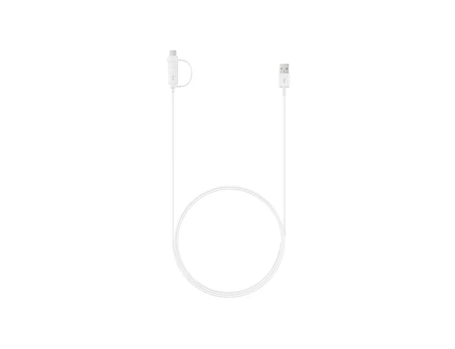 Samsung Kombo Kablo UsbA to Micro ve Type-C DG930DW (Samsung Türkiye Garantili)