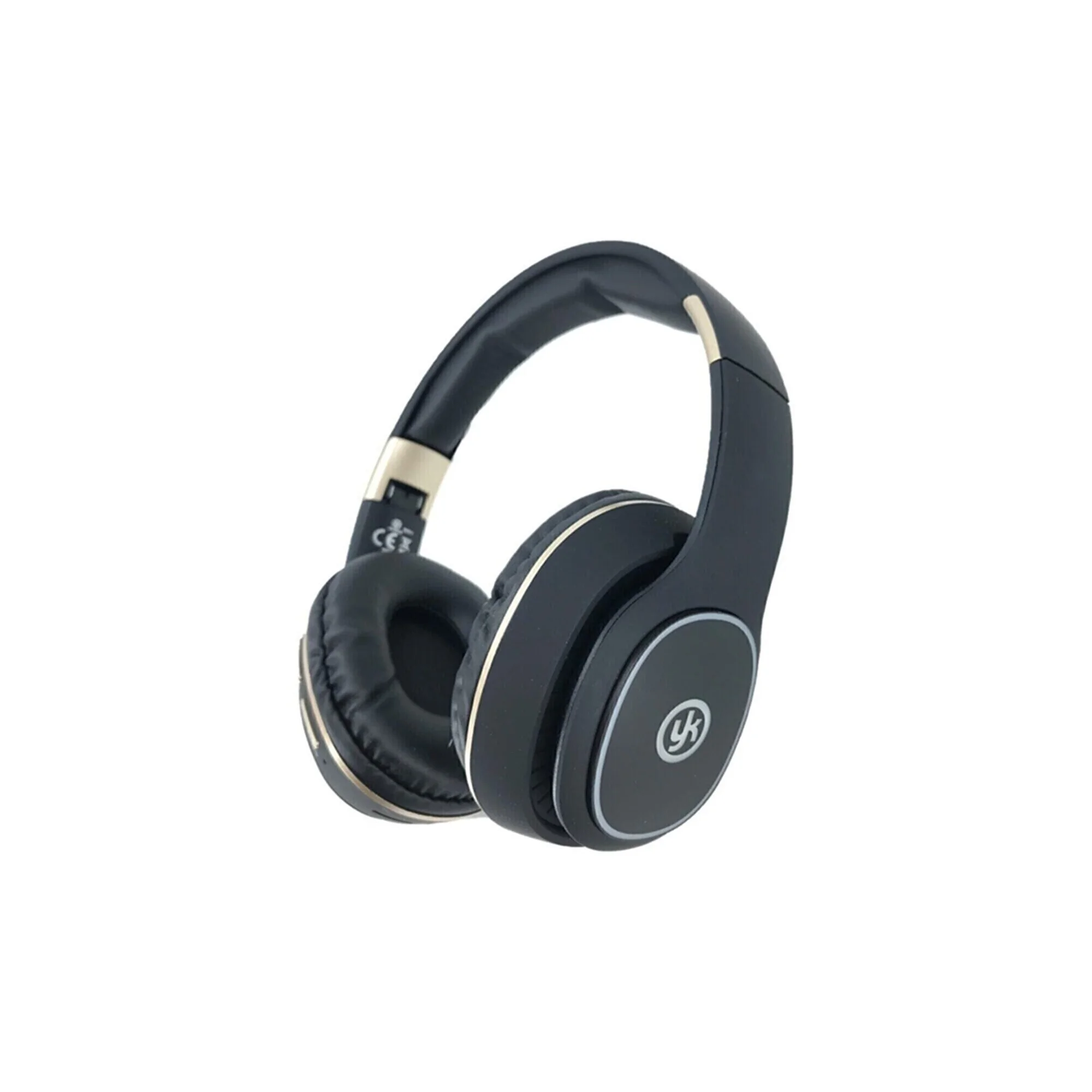 Winex YK Led Kulak Üstü Mikrfonlu Bluetooth 5.0 Kablosuz Kulaklık Siyah