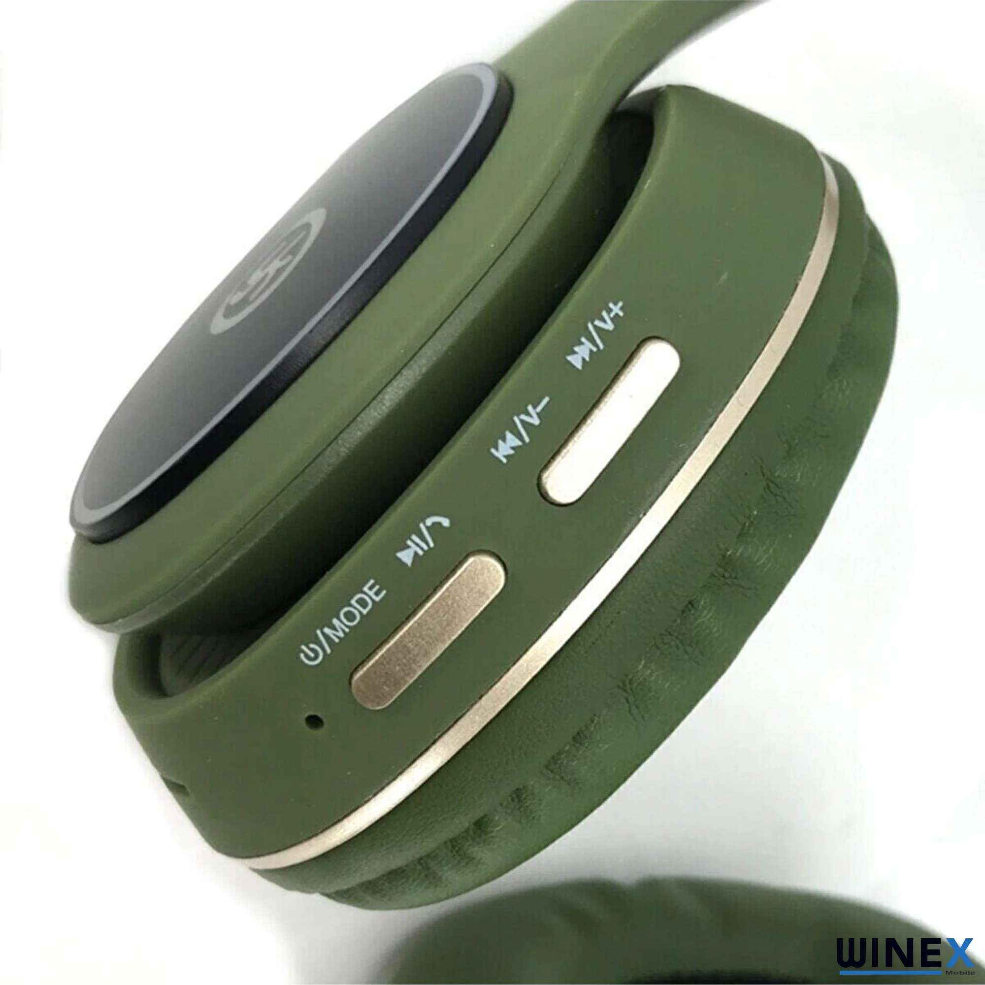 Winex YK Led Kulak Üstü Mikrfonlu Bluetooth 5.0 Kablosuz Kulaklık Yeşil