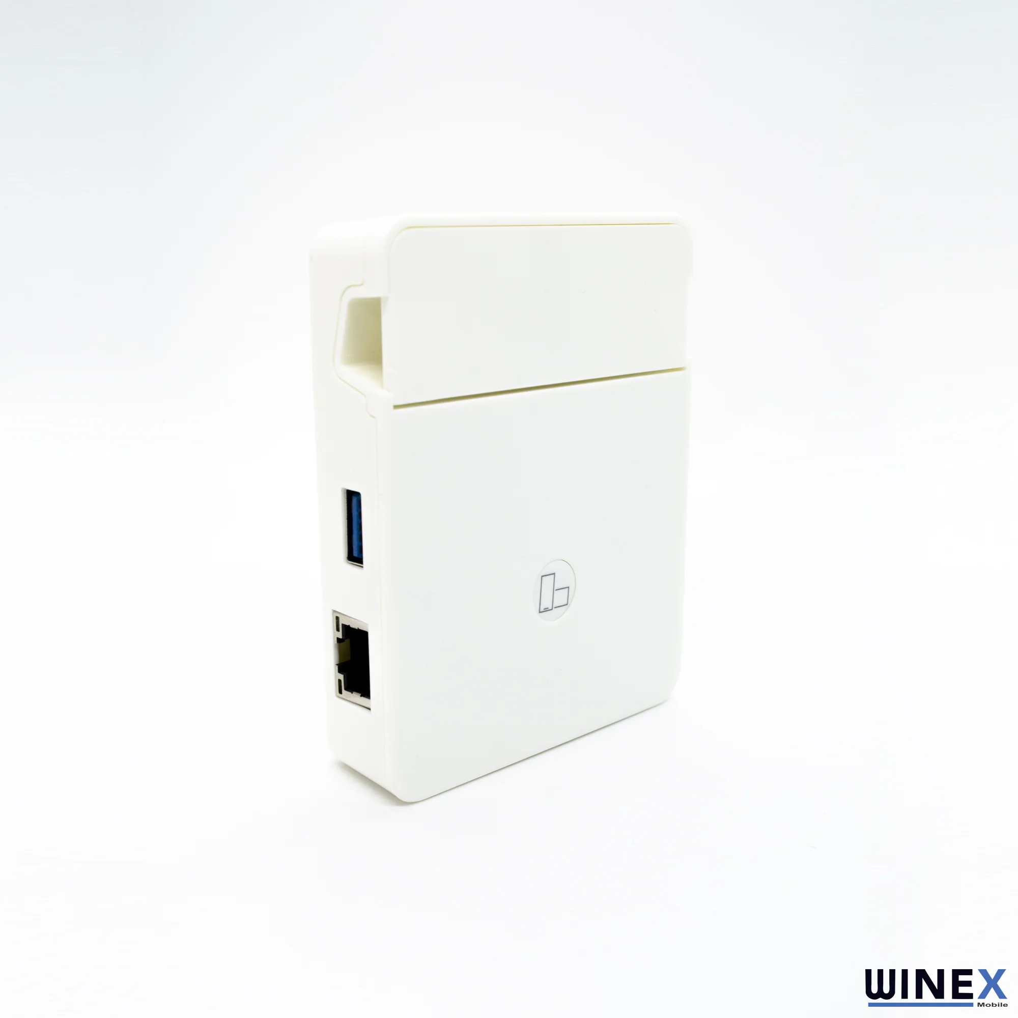 Winex 7in1 Lightning to 4K HDMI + UsbA 3.0 + Sd / Tf Kart Okuyucu + RJ45 Ethernet + Lightning Şarj Docking Station Dönüştürücü Adaptör