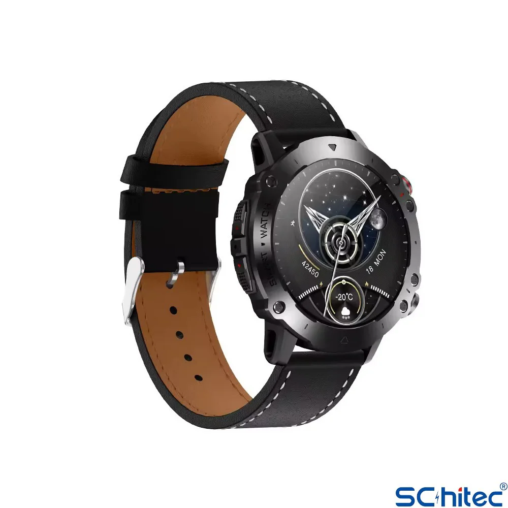 ScHitec HW6 Sport Amoled Ekran Android İos HarmonyOs Uyumlu Akıllı Saat Siyah