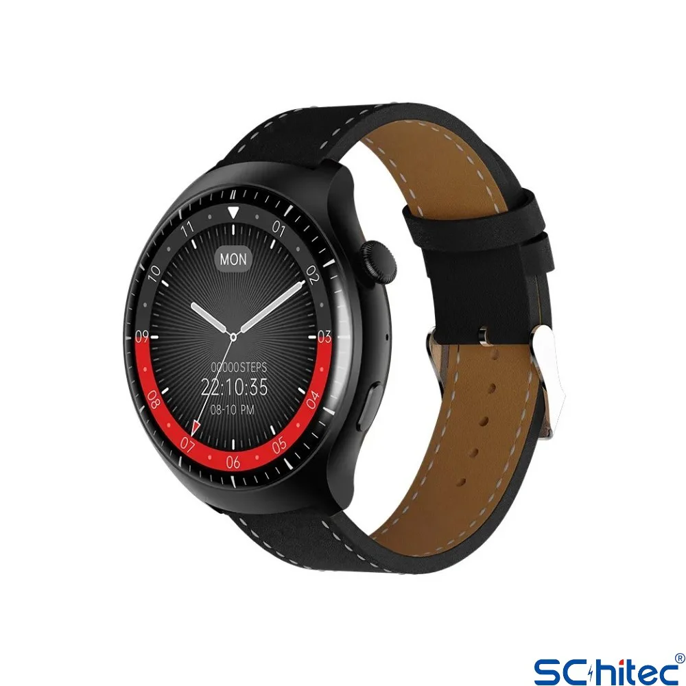 ScHitec Watch 4 Pro Amoled Curved Ekran Android İos HarmonyOs Uyumlu Akıllı Saat Siyah