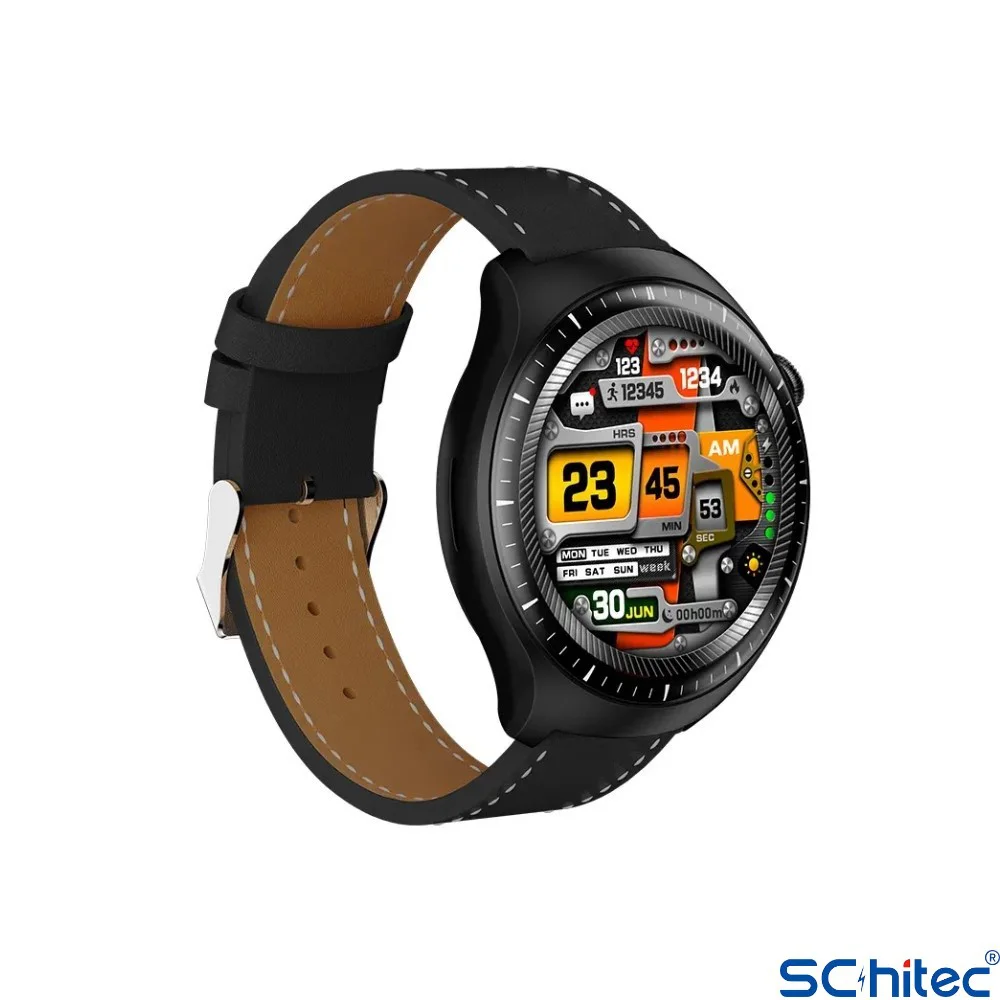ScHitec Watch 4 Pro Amoled Curved Ekran Android İos HarmonyOs Uyumlu Akıllı Saat Siyah