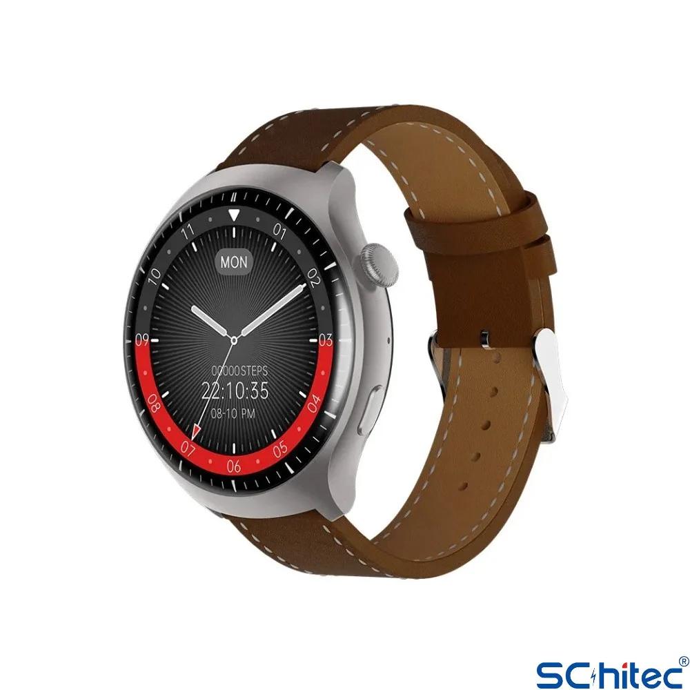 ScHitec Watch 4 Pro Amoled Curved Ekran Android İos HarmonyOs Uyumlu Akıllı Saat Gümüş