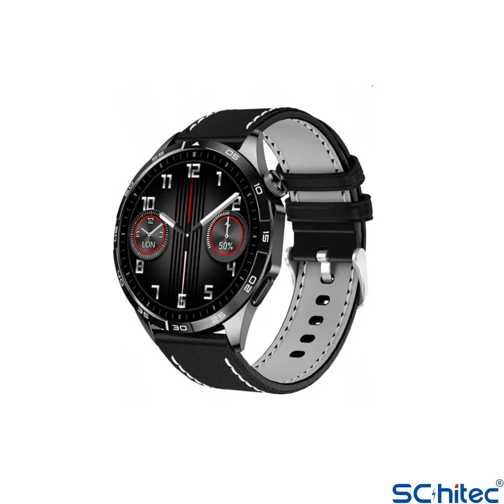 ScHitec Max Amoled Ekran Android İos HarmonyOs Uyumlu Akıllı Saat Siyah