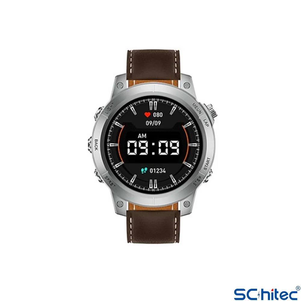 ScHitec RW46 Amoled Ekran Android İos HarmonyOs Uyumlu 3 Kordonlu Akıllı Saat Gümüş