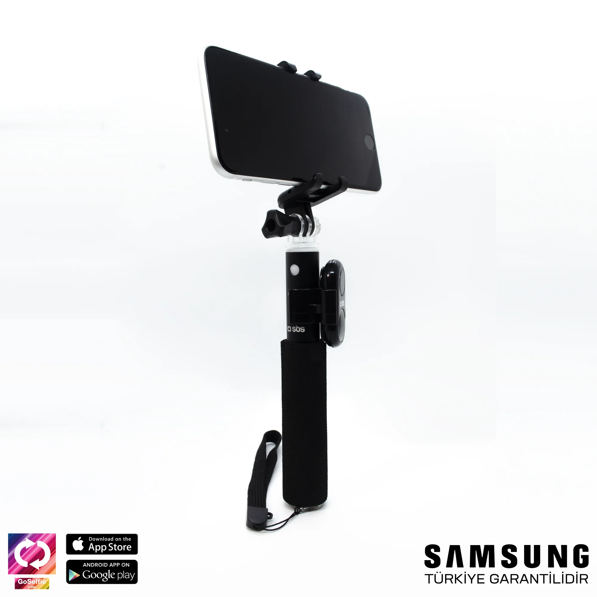 SBS Premium Bluetooth Selfie Çubuğu Siyah Samsung Türkiye Garantili