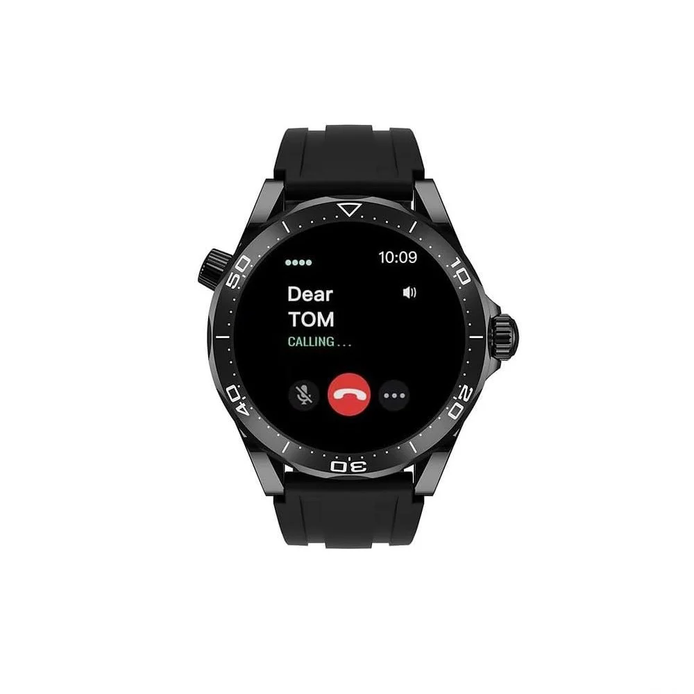 Haino Teko RW48 Amoled Ekran Android İos HarmonyOs Uyumlu 3 Kordonlu Akıllı Saat Siyah