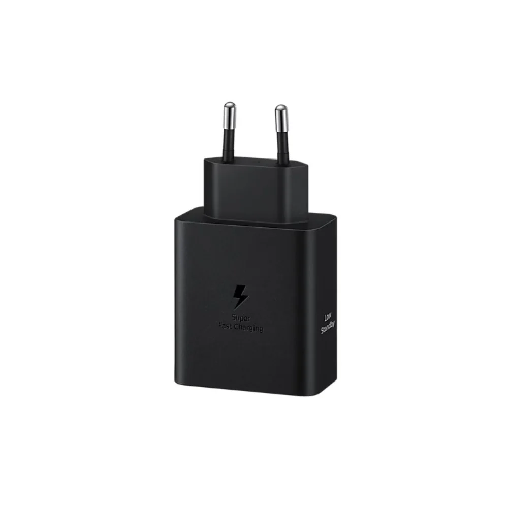 Samsung EP-T5020X 50W Type-C Çift Çıkışlı Kablolu Hızlı Şarj Adaptörü Siyah Samsung Türkiye Garantili