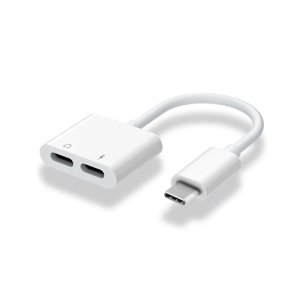 ScHitec 2in1 Type-C Kulaklık ve Şarj Dönüştürücü Hızlı Şarj Adaptör JH032