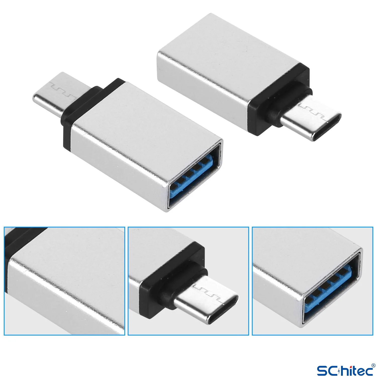 ScHitec Type-C to UsbA 3.0 OTG Dönüştürücü