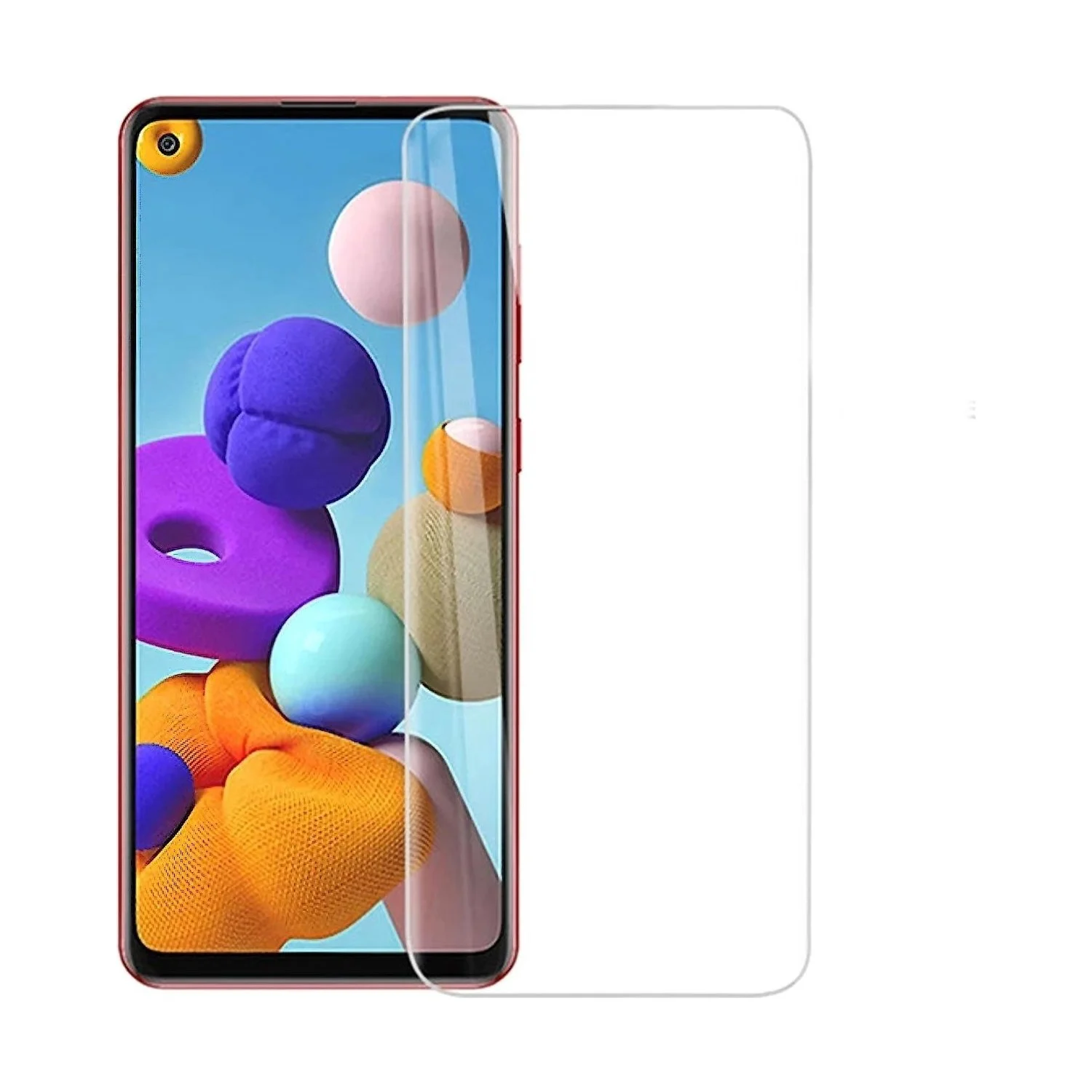 Vivo V30 Lite İle Uyumlu Ön Darbe Emici HD Ekran Koruyucu Kaplama